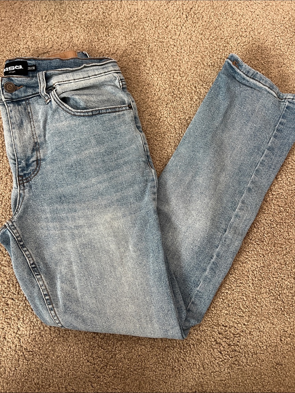 RSQ Light Blue Slim Straight Men’s Jeans